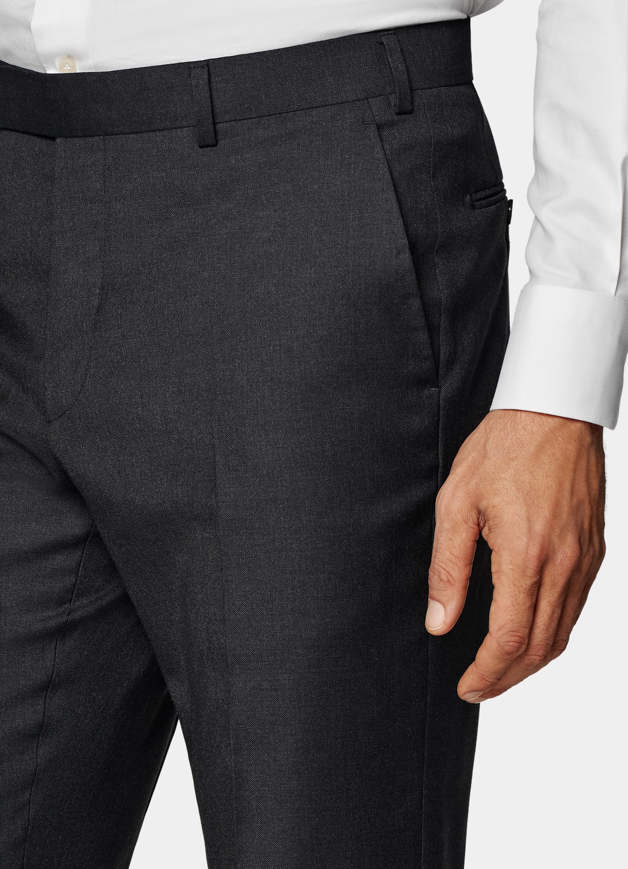 Costume Havana coupe Tailored gris foncé