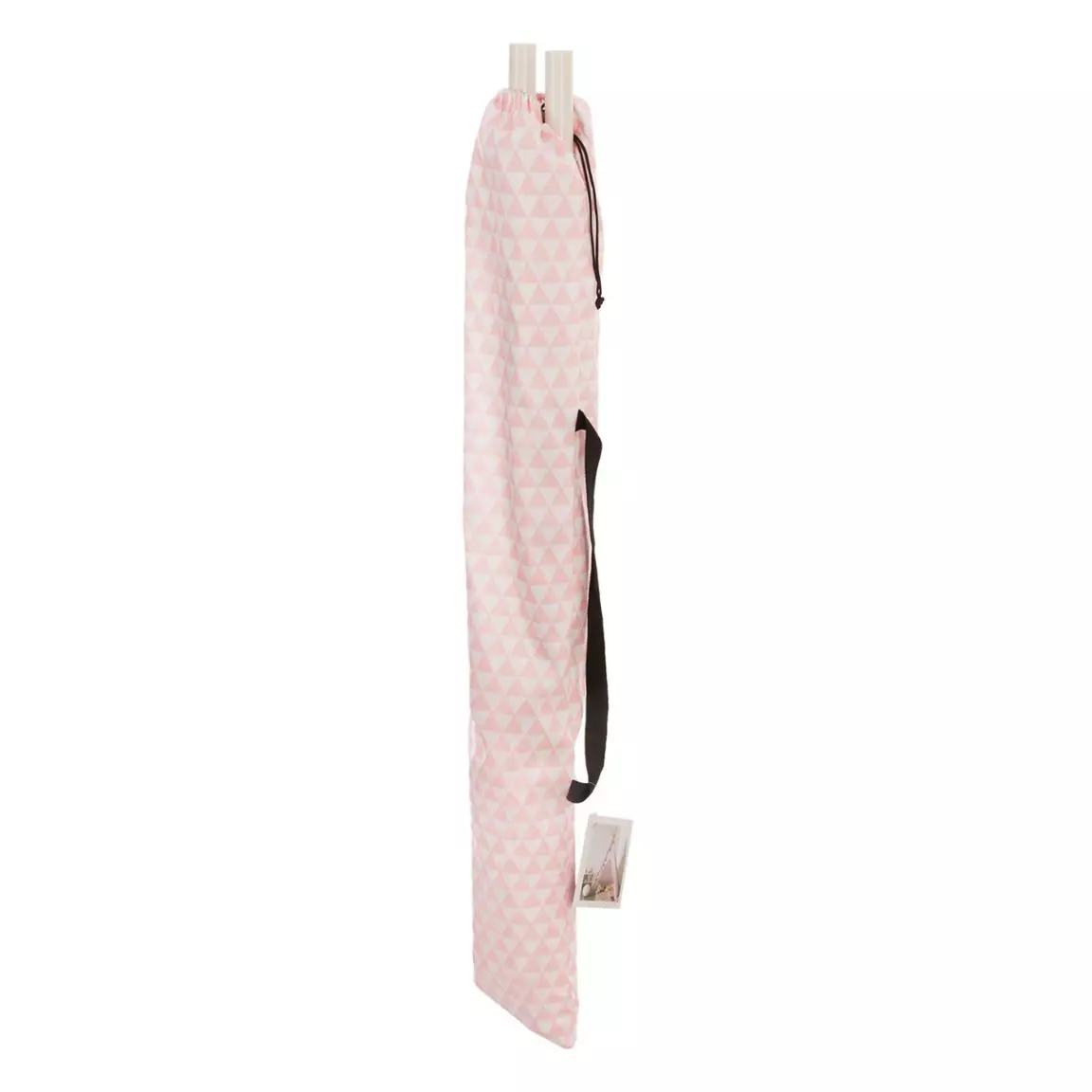Tipi enfant bois et tissu (H160 cm) Dameo Rose