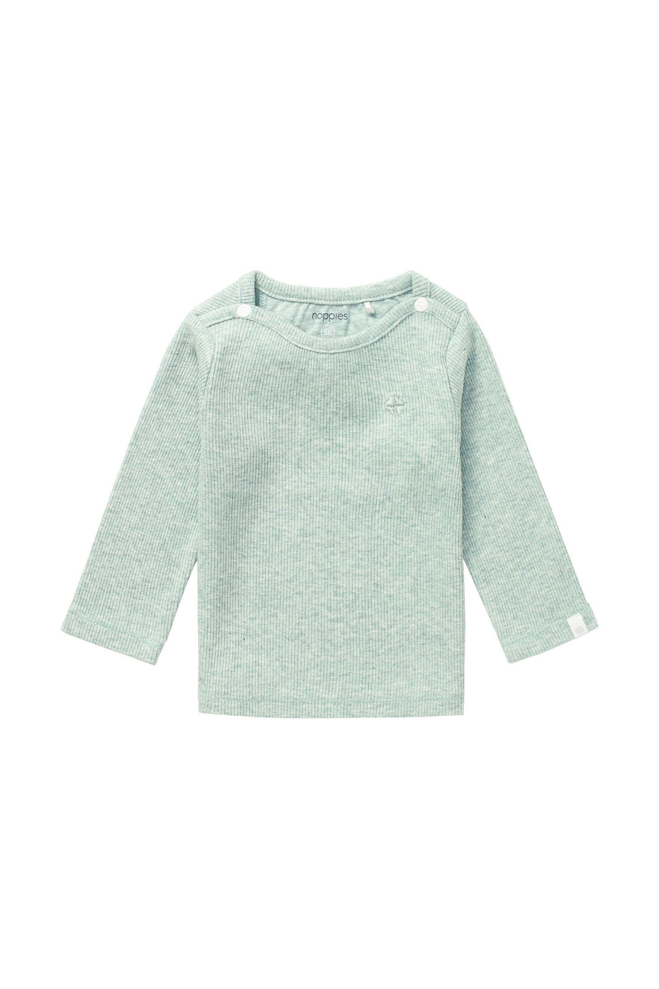 Noppies Baby Langarmshirt Natal Oatmeal