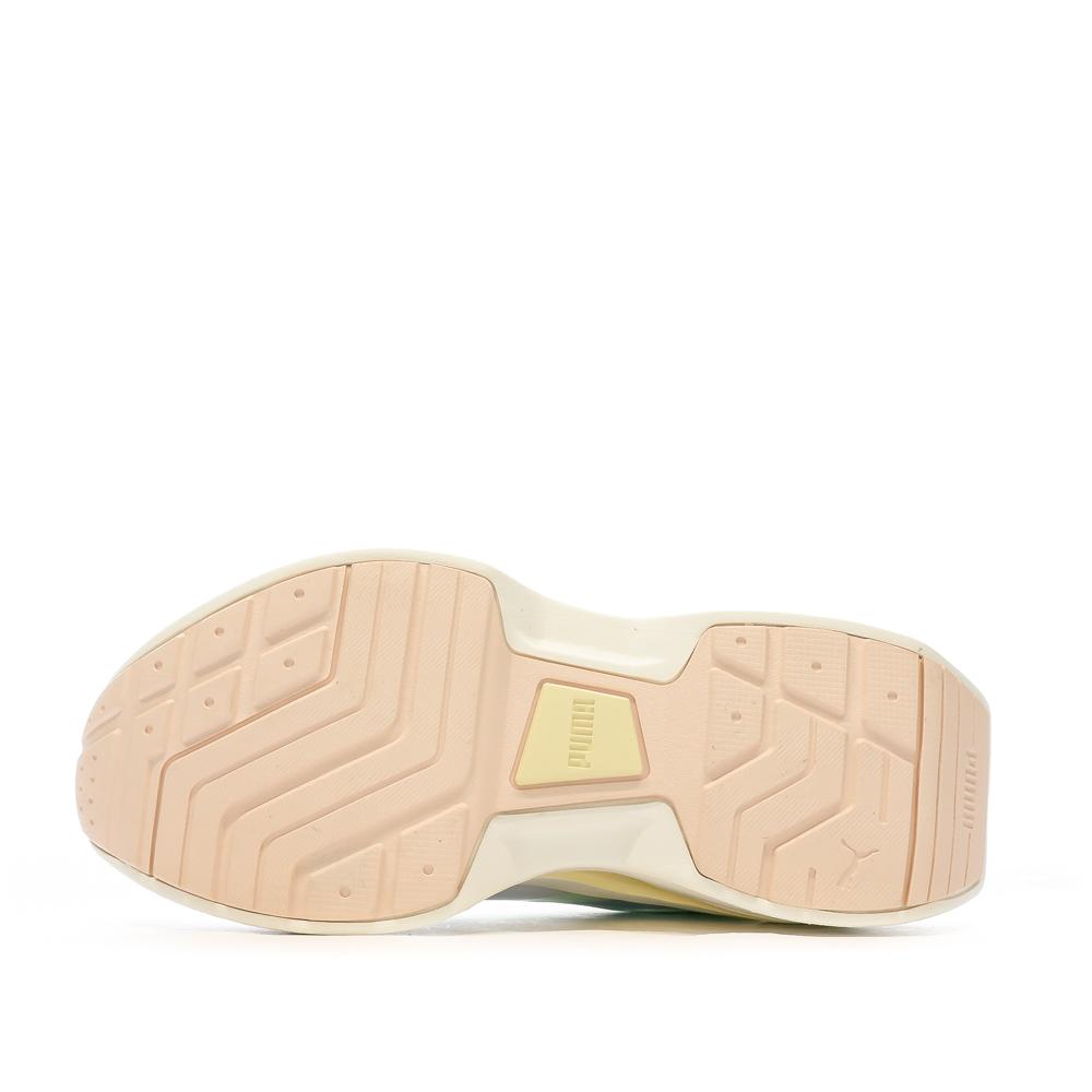 Puma Baskets Rose/Orange/Vert Femme Puma Kosmo Rider