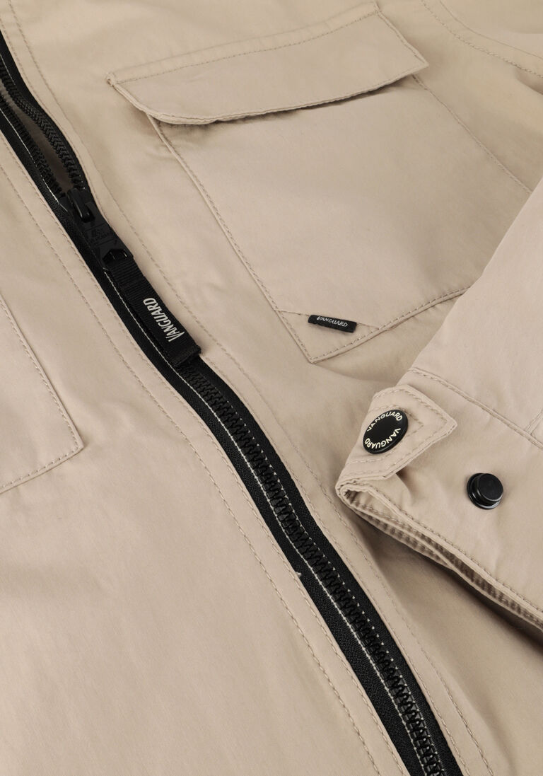 VANGUARD beige vanguard jack short jacket mech cotton racechase