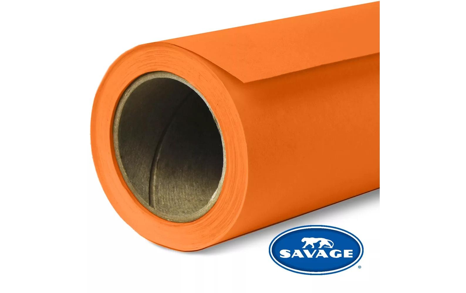 Hintergrund Papier 2.72 x 11m Orange<br>Das Hintergrundpapier von Savage