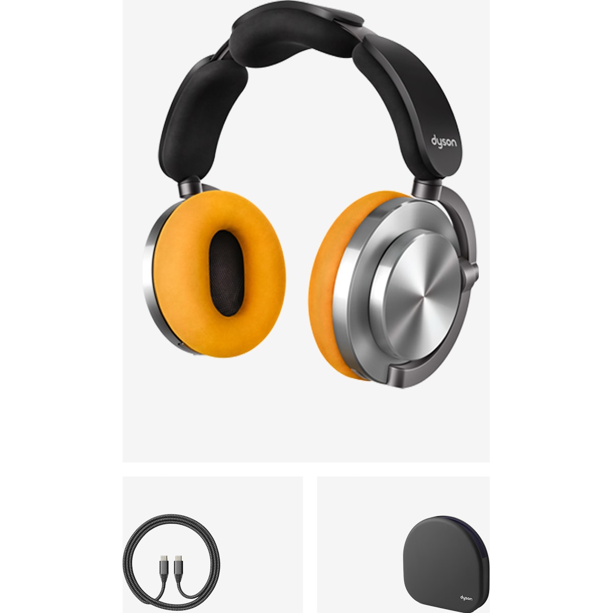 Dyson Ontrac CNC trådløse on-ear hodetelefoner (aluminium)
