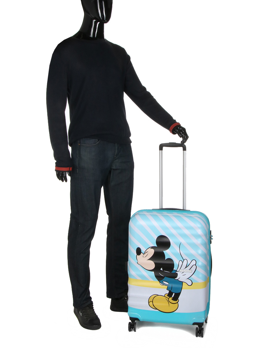 Valise  by American Tourister Mickey Blue Kiss 67 cm