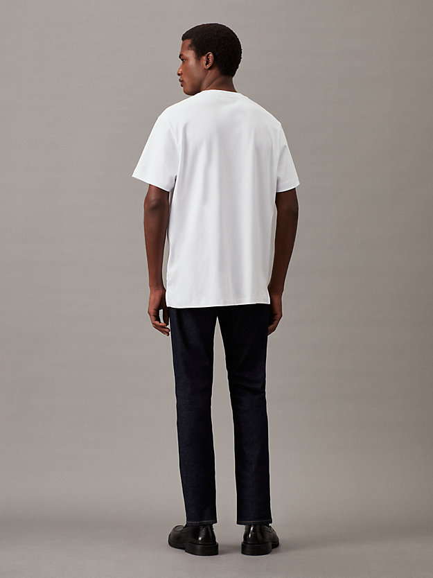 Camiseta de algodão com modelagem relaxada