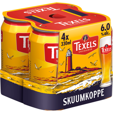 Texels Skuumkoppe Bier Blik 4 x 330ml