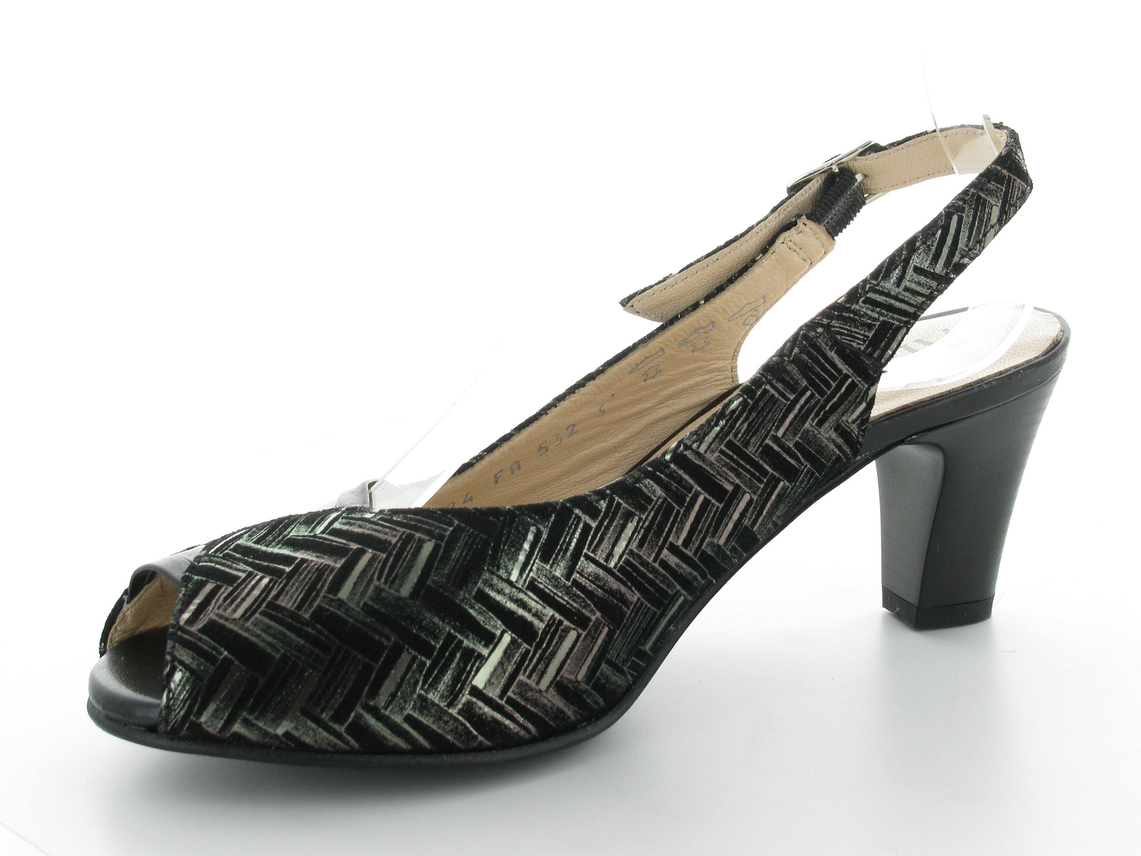 A brand-9J24-F Cuir Noir Argent