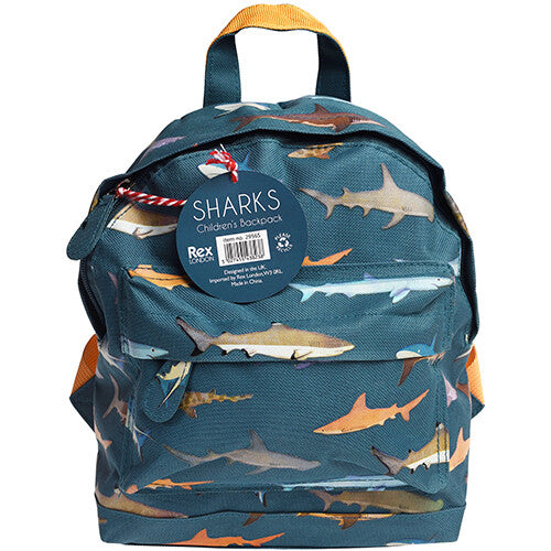 Rex london mini rugzak sharks - 25 cm