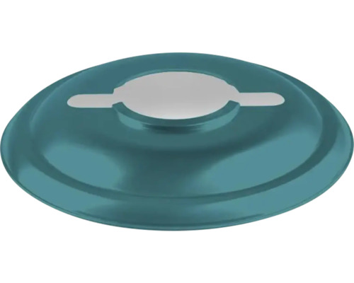 Feuerhand stormlantaarnset, aluminium, blauw/groen, inclusief kap en lampenolie