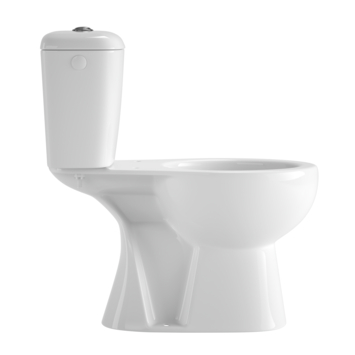 OK duoblok toilet met AO vloeraansluiting zonder zitting