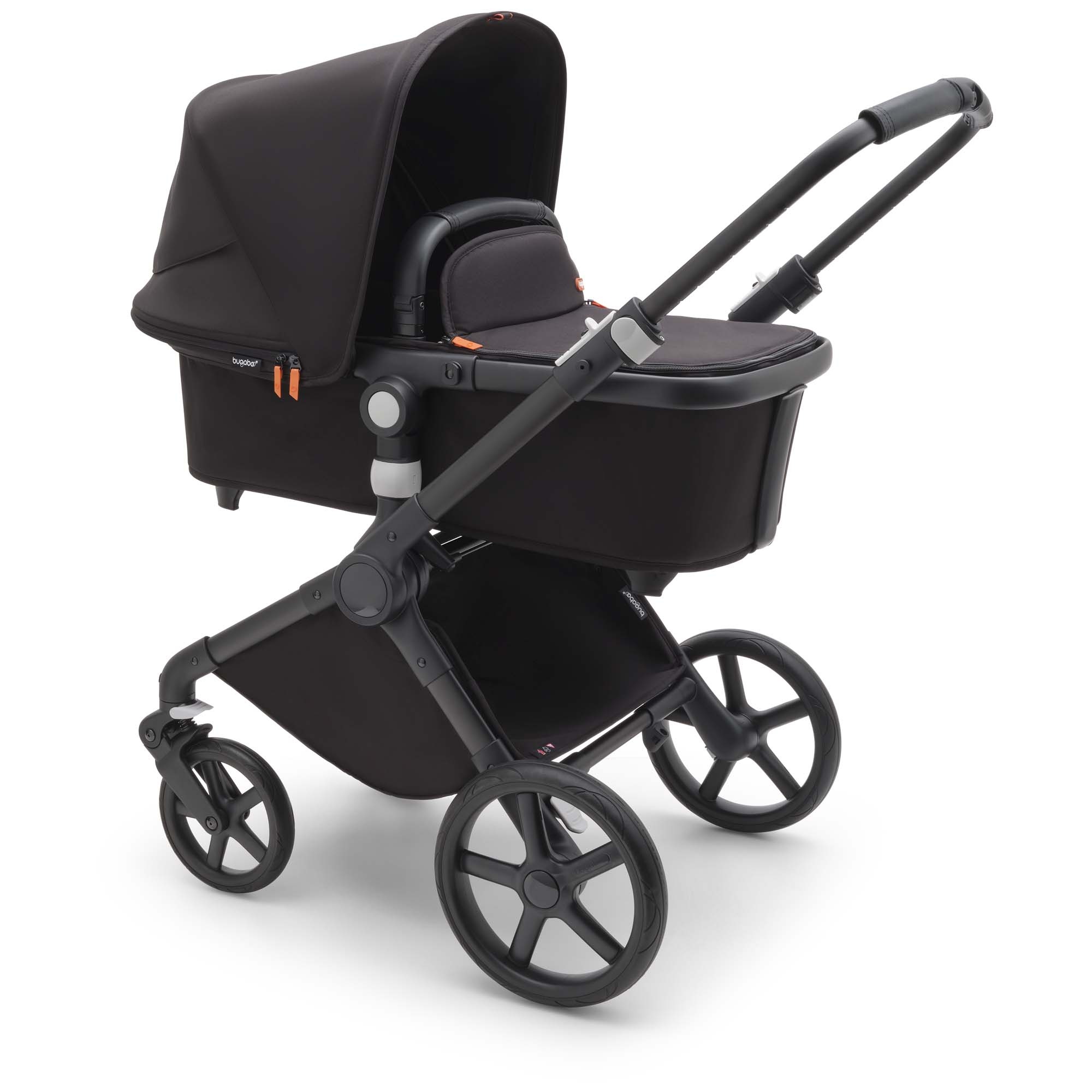 Bugaboo Fox Cub Black Midnight Black - kinderwagens - Prénatal