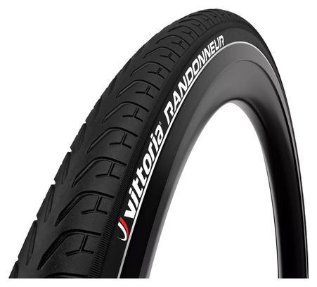 Pneu Vittoria Randonneur Reflective 27.5'' Tubetype Rigide 2C Compound Flancs Reflective E-Bike R-75