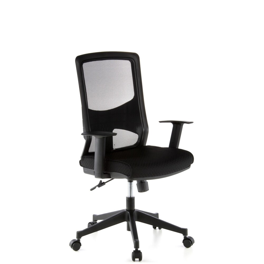 Profi Bürostuhl LAVITA Stoff mit Armlehnen (höhenverstellbar) hjh OFFICE