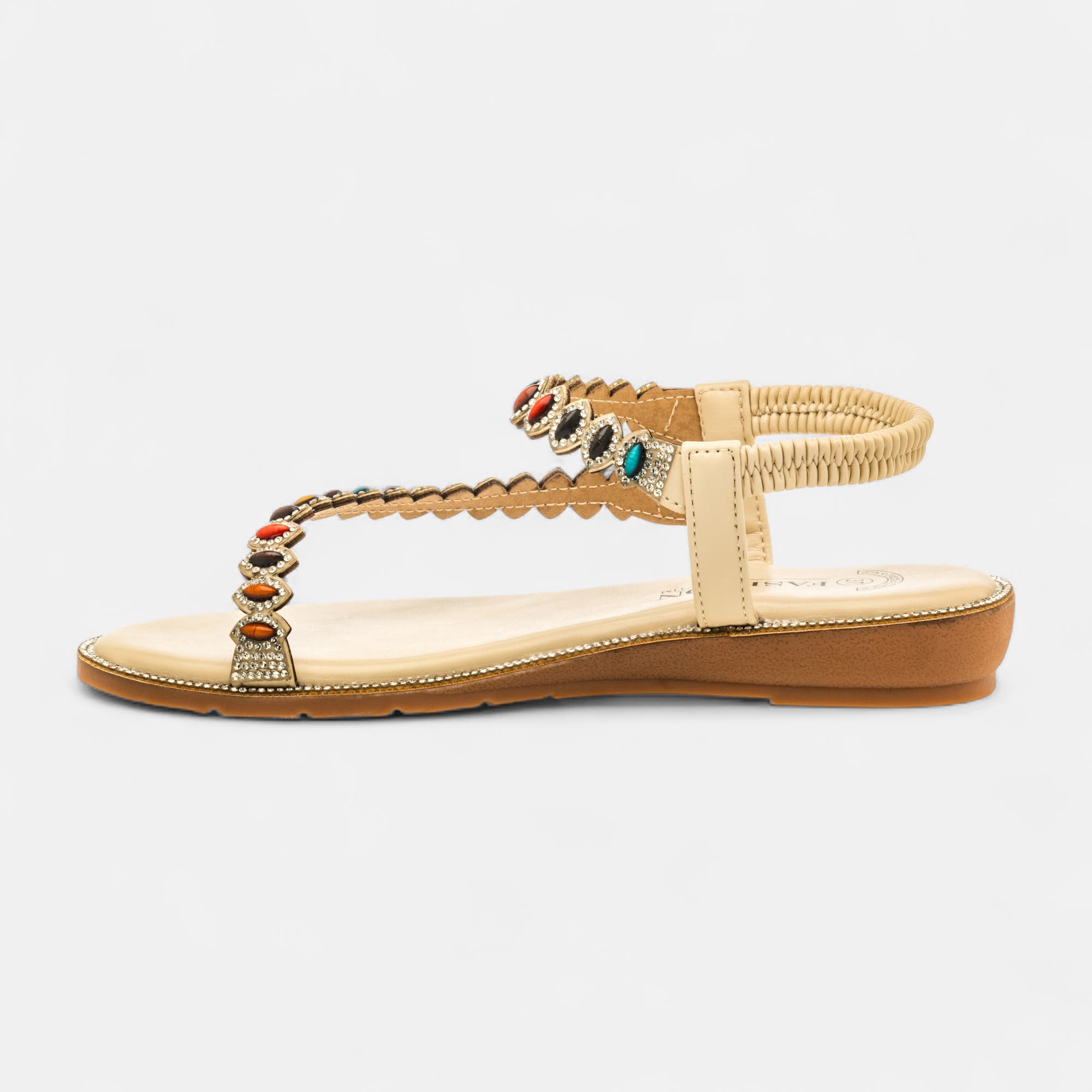 Nu-pieds Femme beige