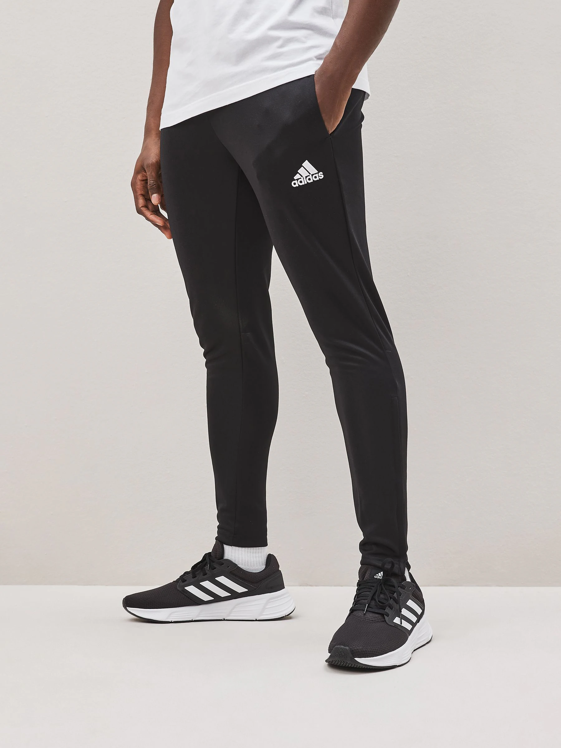 Zwart - adidas Entrada trainingsjoggingbroek