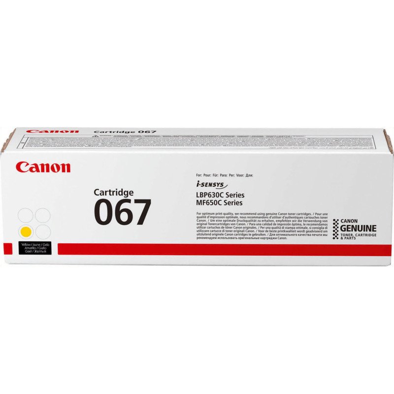 Canon 067 Toner Couleurs séparées pour imprimante laser