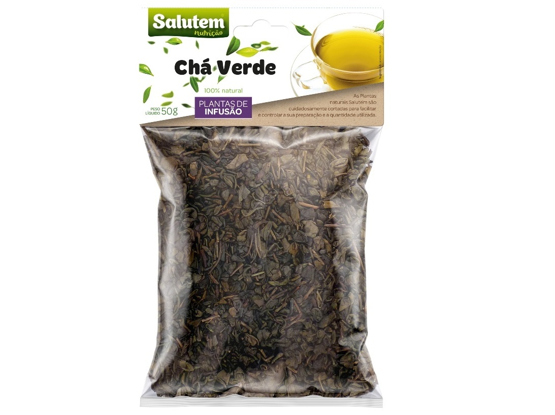 CHÁ SALUTEM EM SACO VERDE 50G