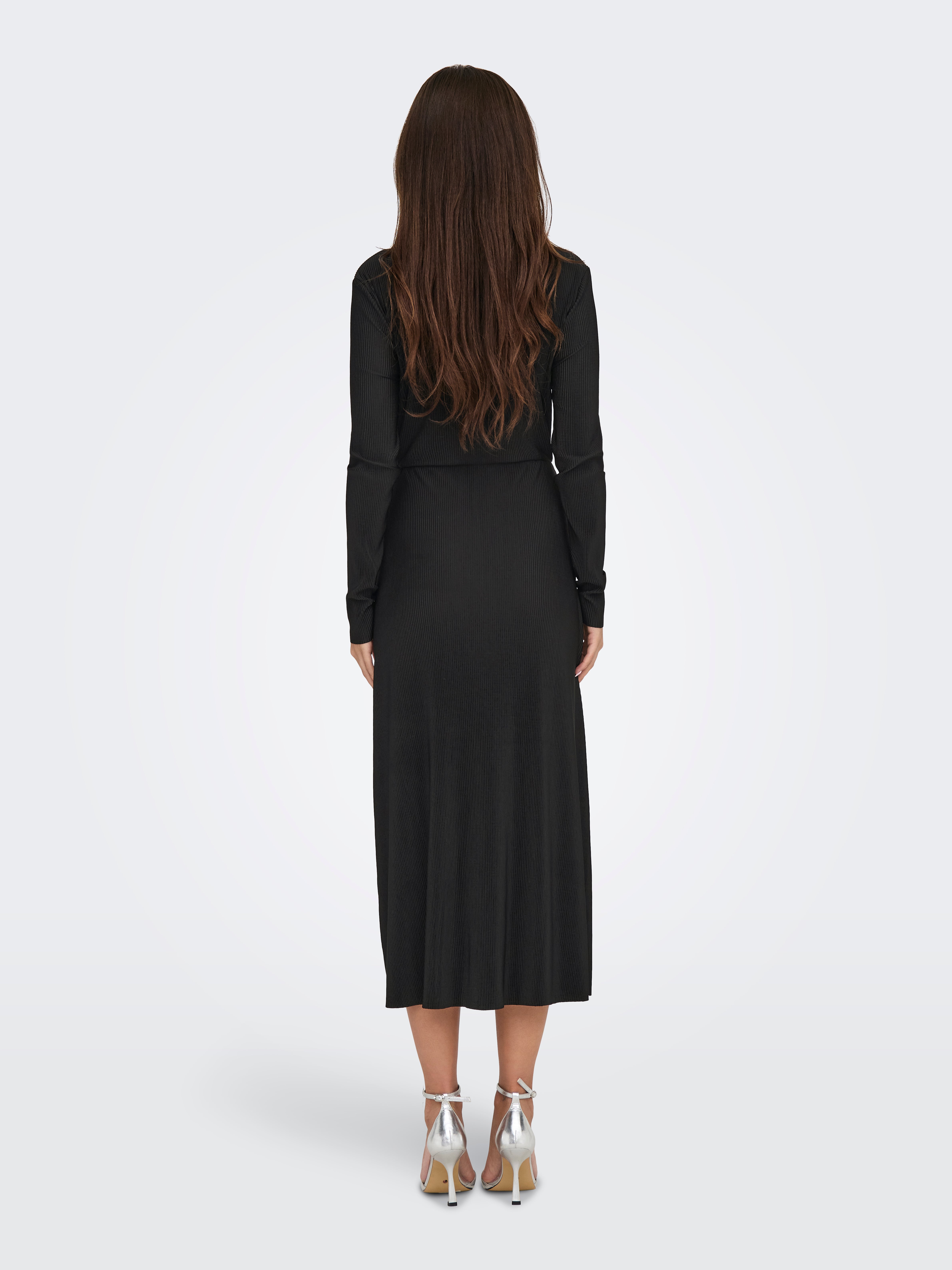 JDYBEA Langes Kleid Black