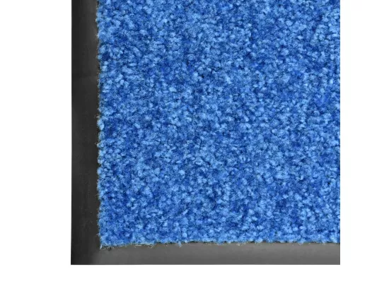 Paillasson lavable Bleu 90x150 cm