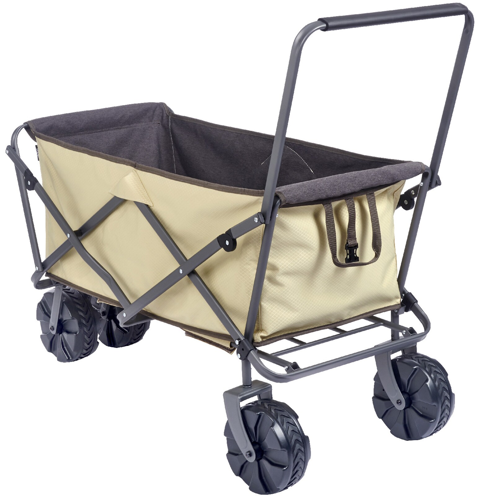 UQUIP Strand Bollerwagen Buddy Handwagen Transport Karre Garten Wagen Faltbar Farbe: Blue/grey