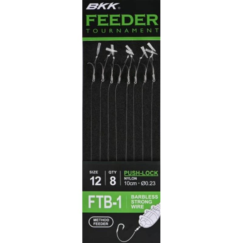 Bas De Ligne Bkk Feeder Tournament Ftb-1 Push-Lock Rigs