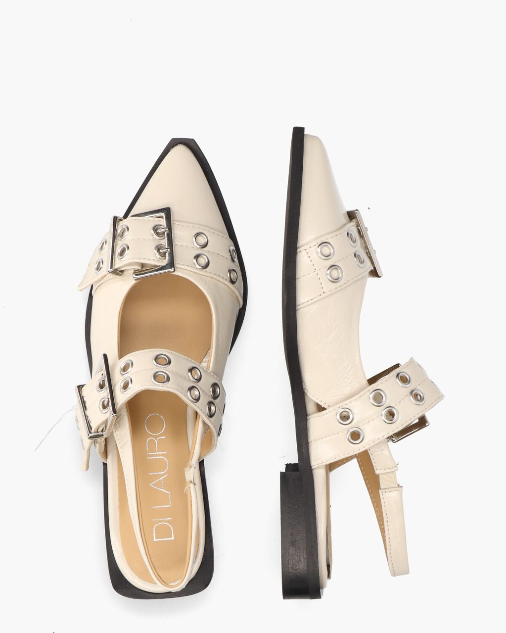 Di Lauro Marta Off-White Damessandalen