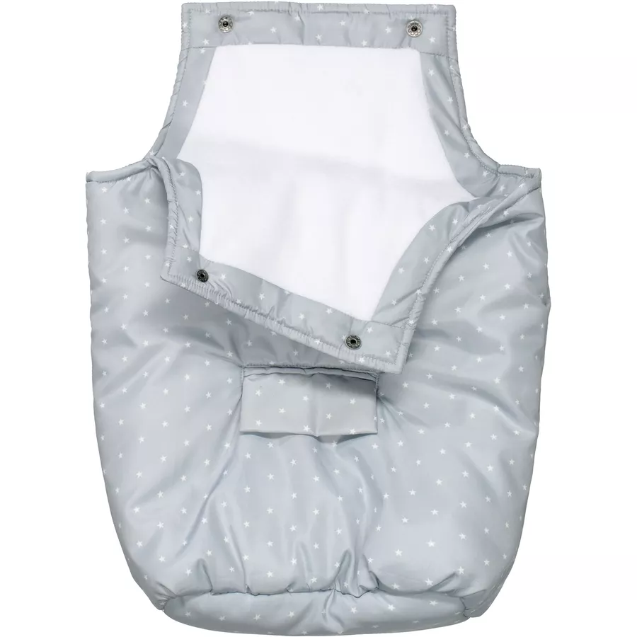 STACCATO Schneesack soft grey gemustert