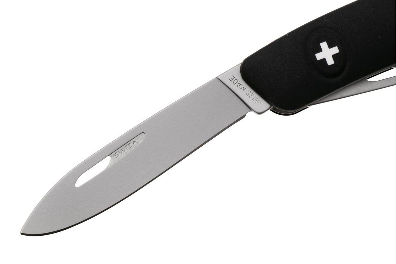 Swiza D04 AM, KNI.0046.1010, Black Zwitsers zakmes, 6 tools
