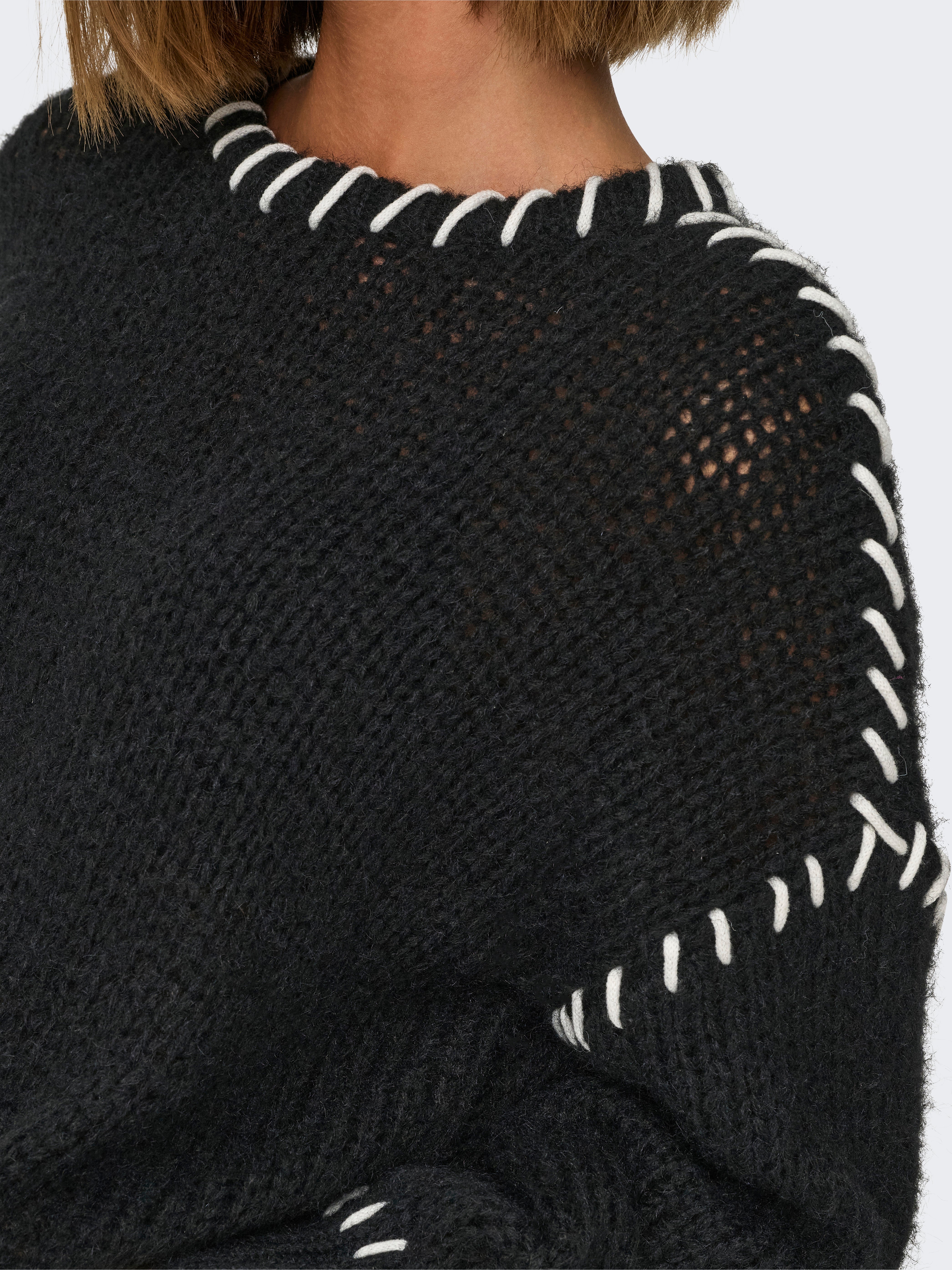 ONLDENISE Strickpullover Black