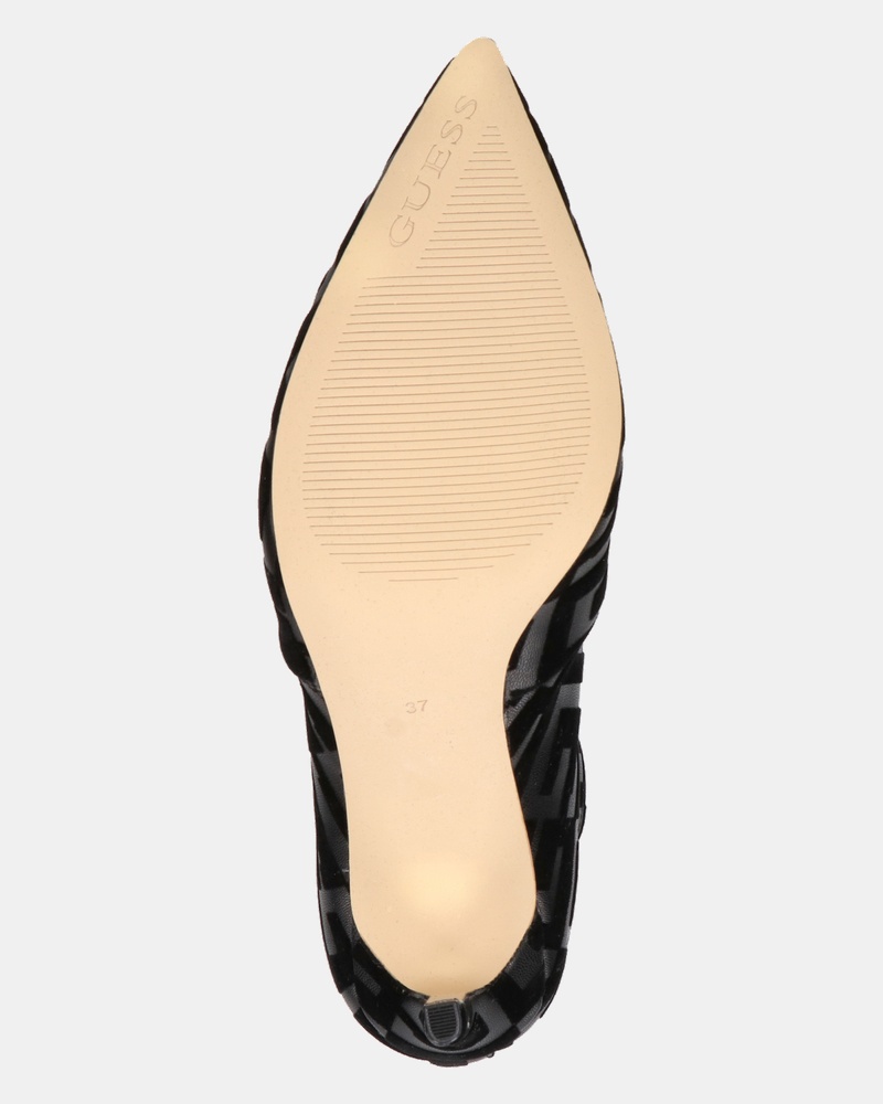 Guess Dafina Enkellaarsjes  - zwart
