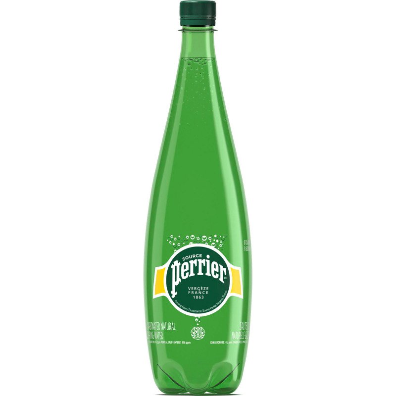 Eau gazeuse Perrier 1 L - 12 bouteilles