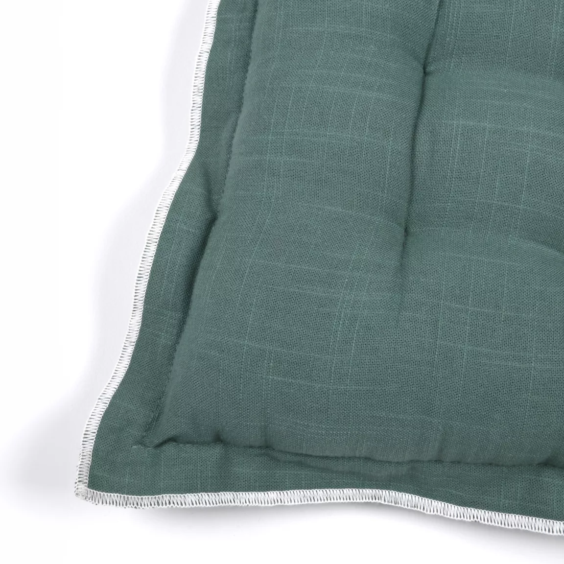 Coussin de chaise carré coton (38 x 38 cm) Helios Vert