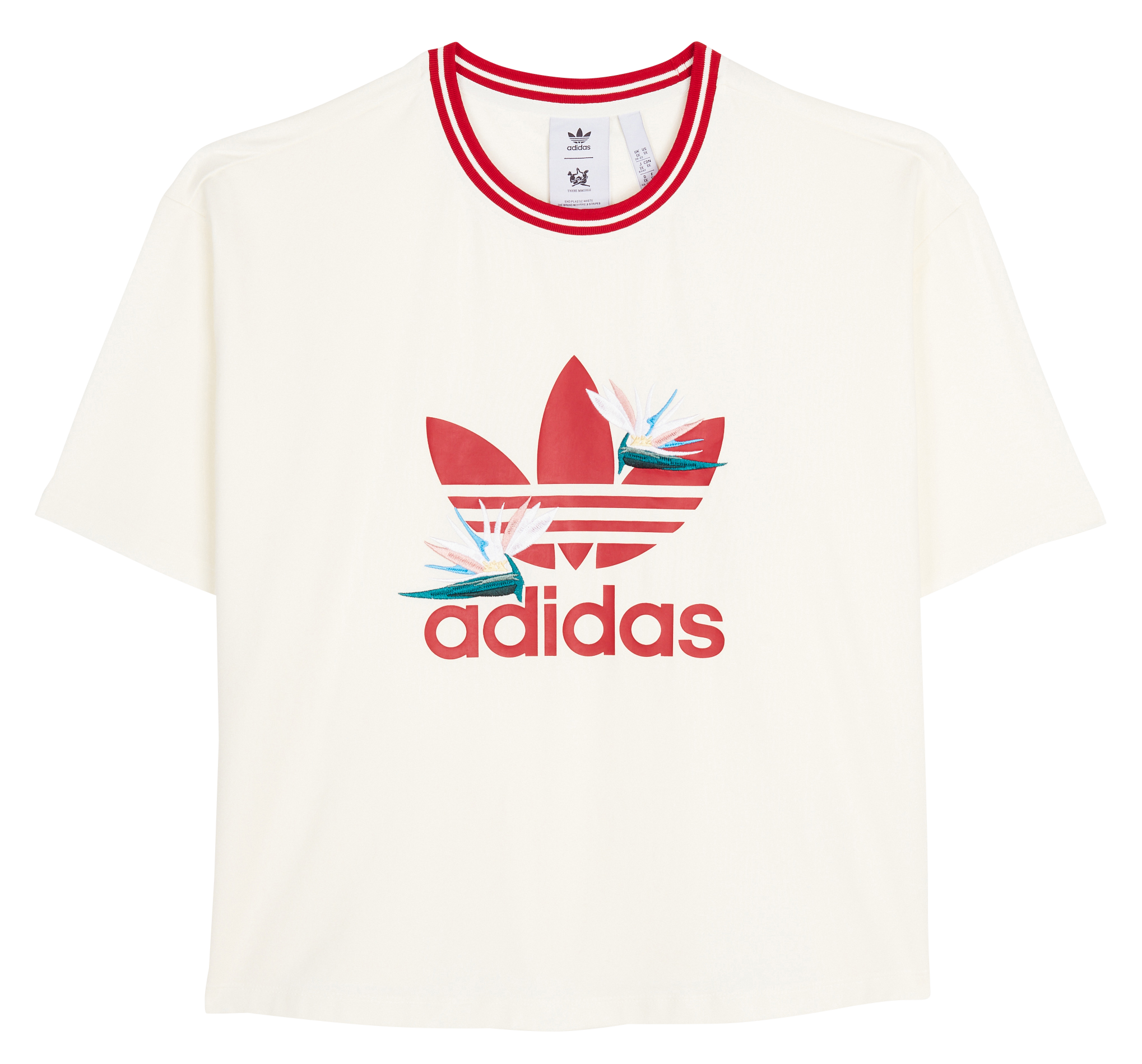 Tee-shirt col rond en coton | Blanc
