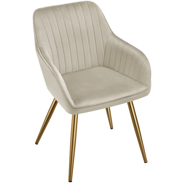 Stol Marilyn, velour, quiltet