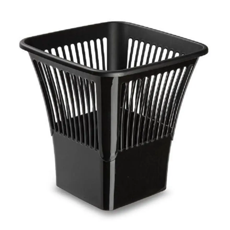 Plasticforte Afvalbak/vuilnisbak prullenbak - plastic - zwart