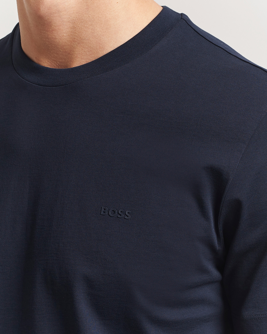 BOSS BLACK Thompson Crew Neck T-Shirt Dark Blue
