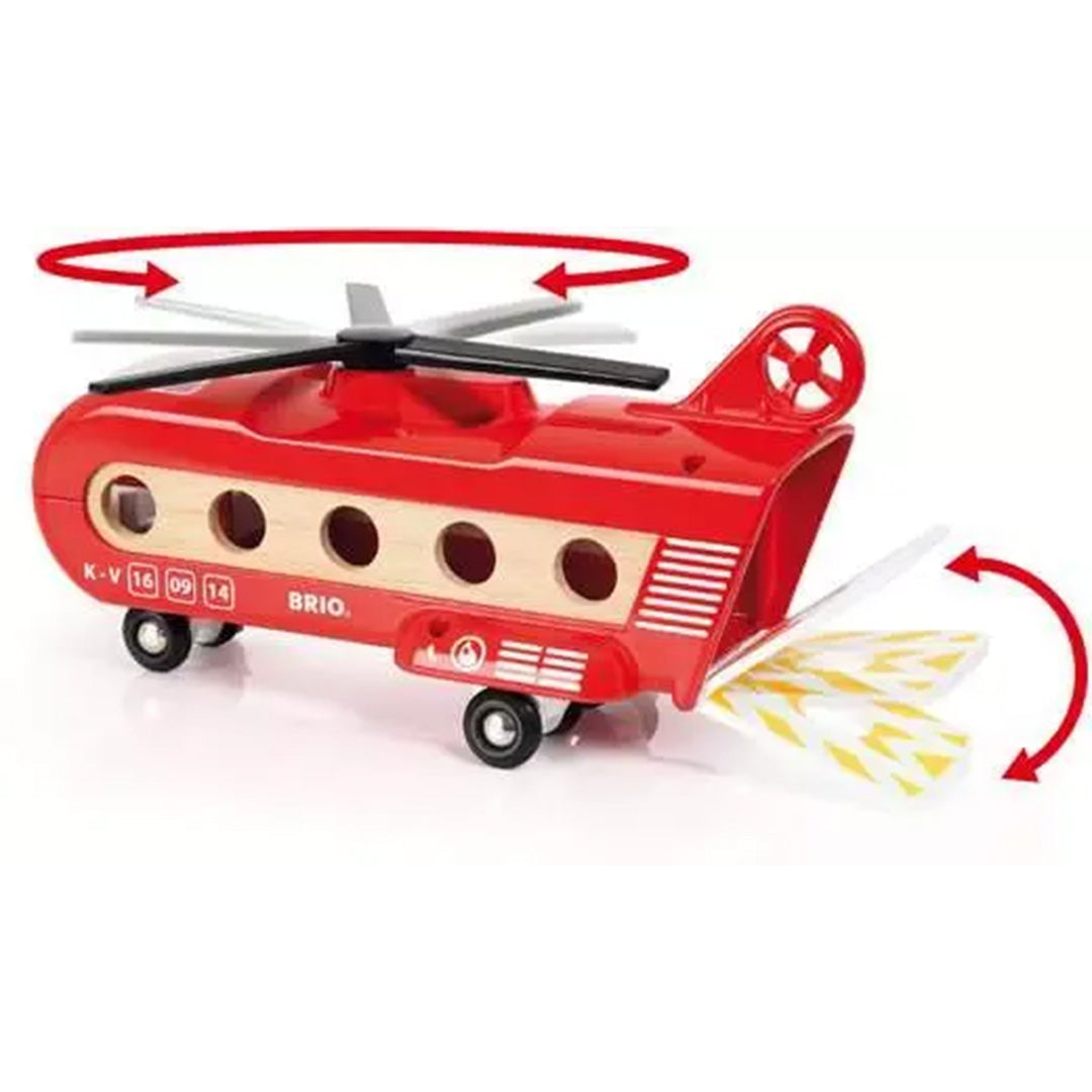 brio helikopter vracht transport - 8-delig