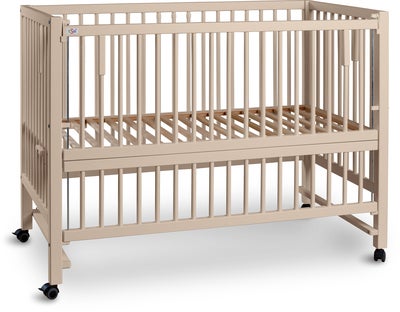 tiSsi XXL Bedside Crib HAJO 120x60, Silk Beige