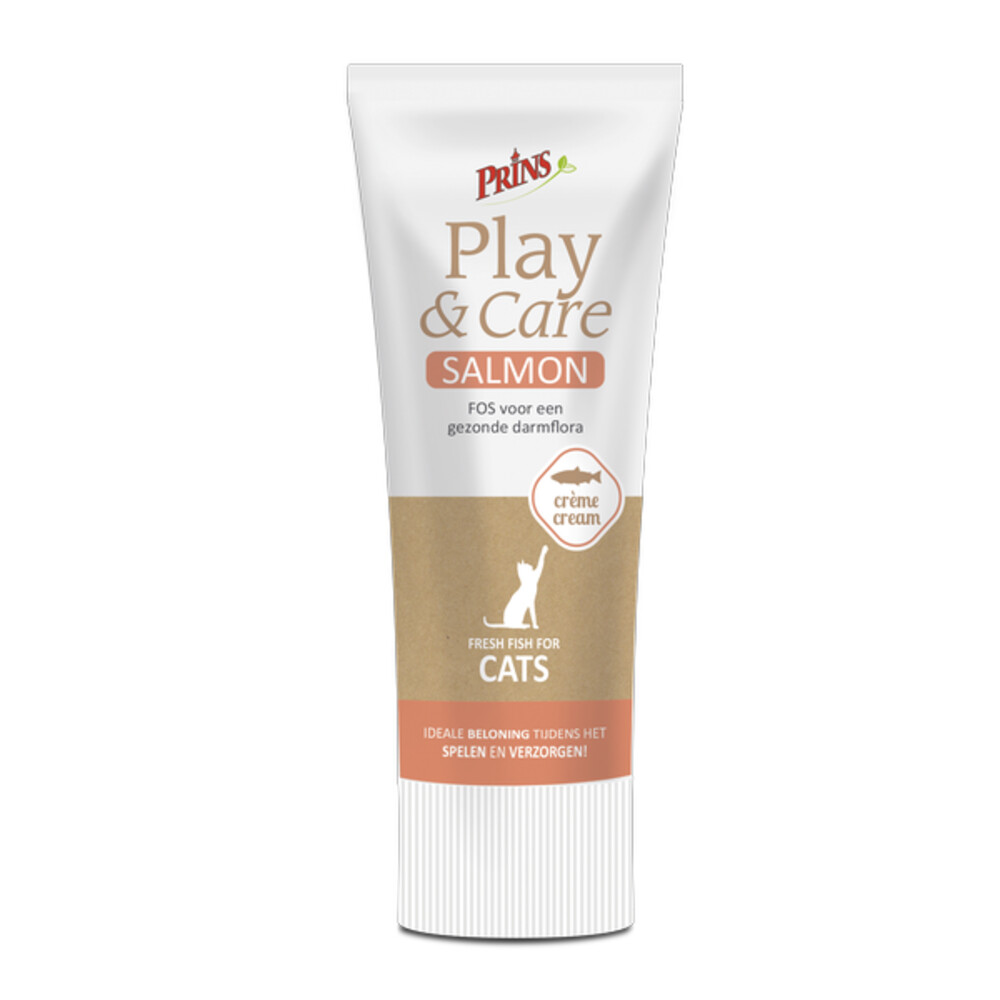 Prins Play & Care Kattensnacks Zalm75 gr