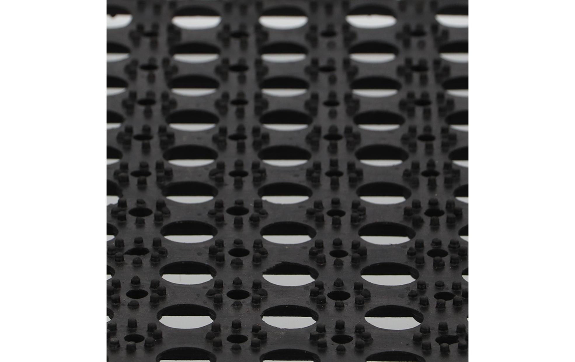 Fussmatte Gummi Ringe 40 cm x 60 cmTürmatte aus Gummi