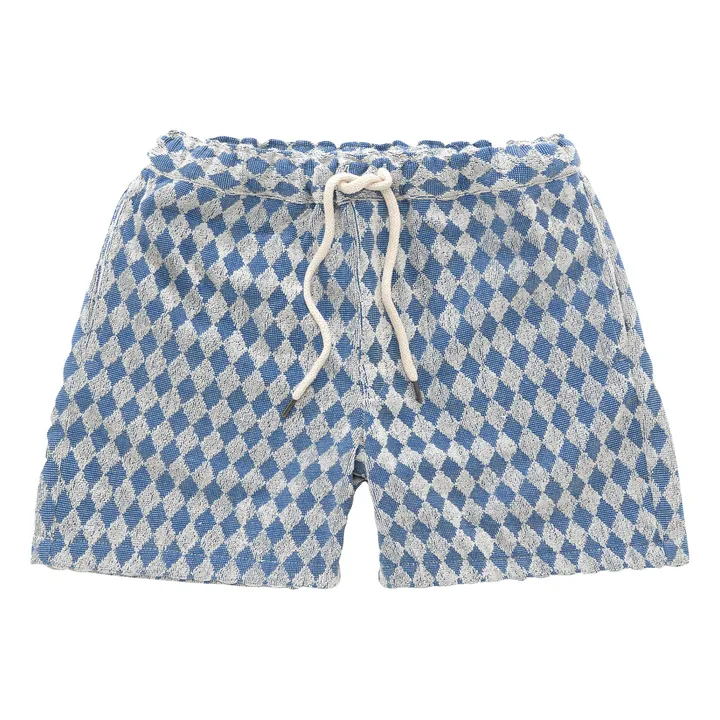 OAS Short Eponge Diamond Terry | Bleu