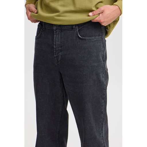 Solid Guled Jeans, Grey Denim, W34/L34