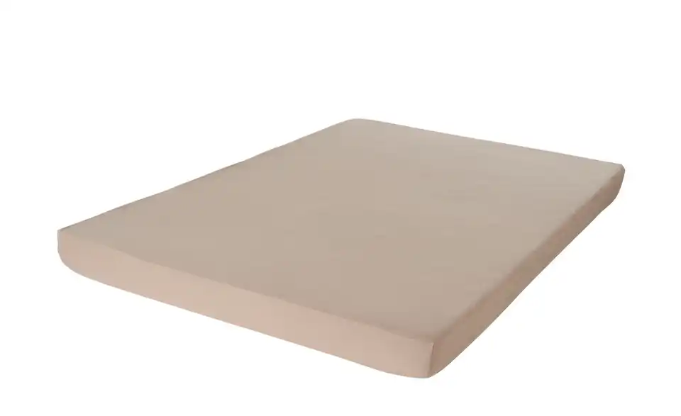 Flanell Spannbetttuch 150 cm Taupe