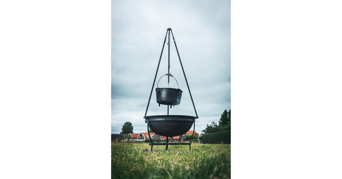 The WindmillKampvuurset barbecue  (Zwart)