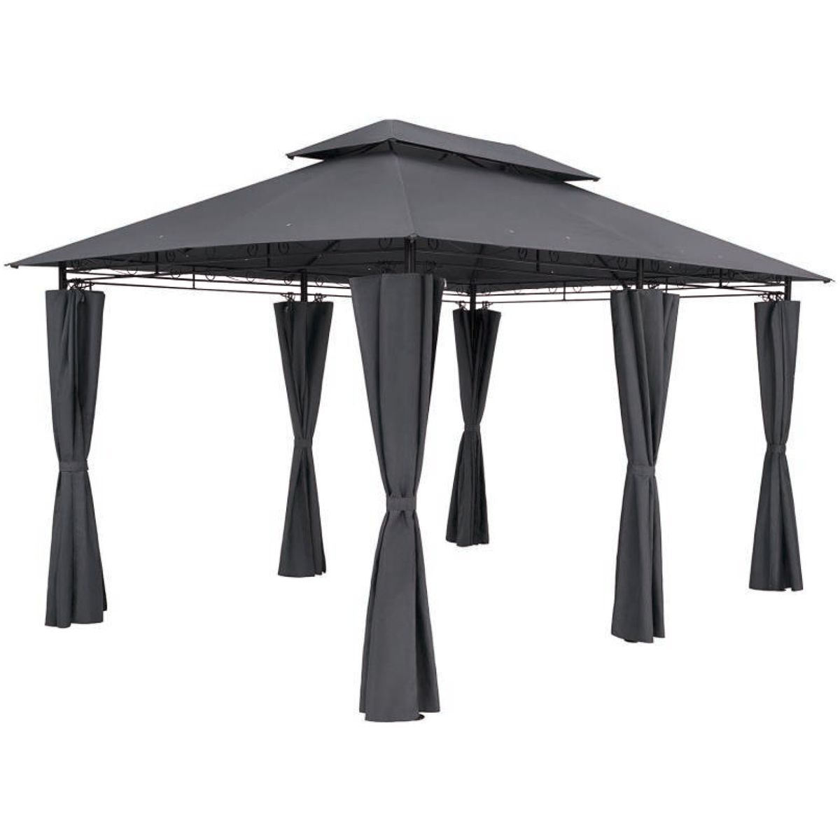 Pavillon MOLDAU - anthrazit - 400x300 cm