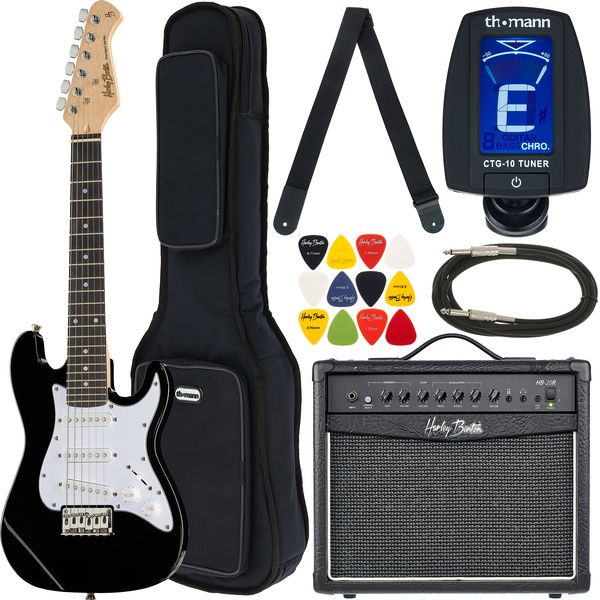 Harley Benton ST-Junior BK Standard Bundle 1