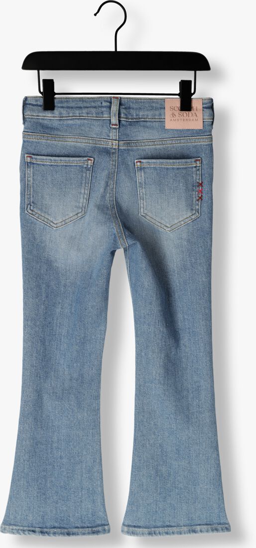 SCOTCH & SODA blauwe scotch & soda flared jeans the charm high-rise classic flared jeans