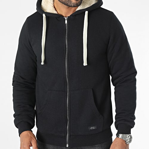 Veste Zippée Capuche Polaire 20715782 Noir