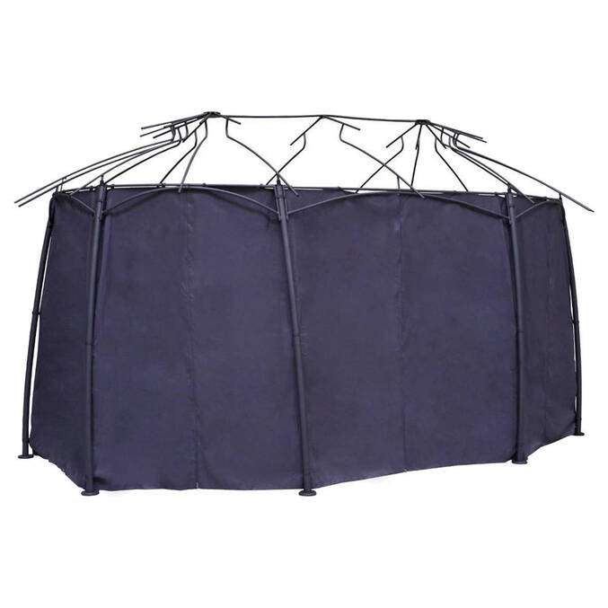 Rideaux pour tonnelle MALDIVES Ardoise