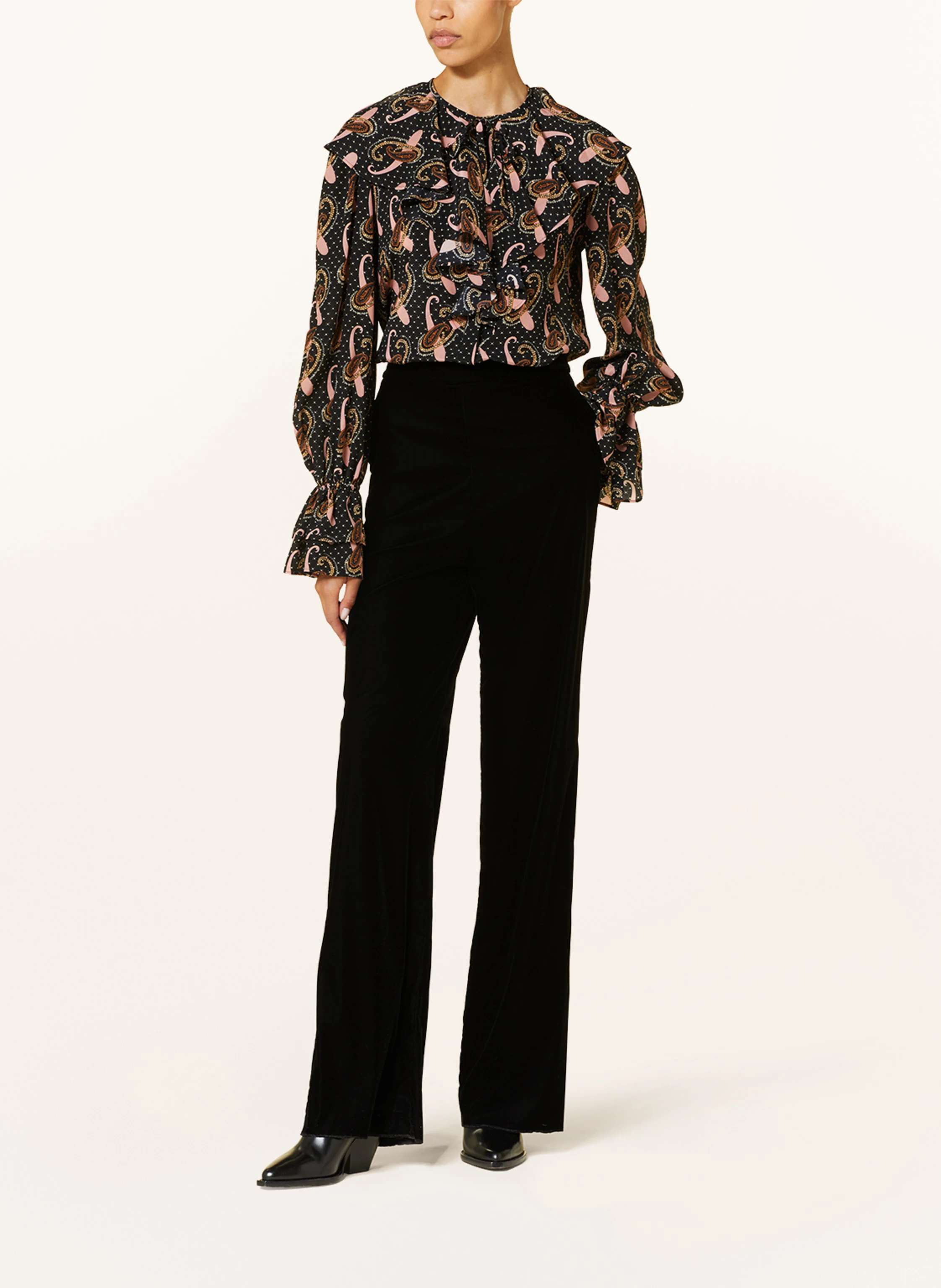 ETRO Seidenbluse mit Rüschen